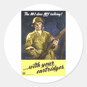 Adesivo Redondo M1 fala para mim