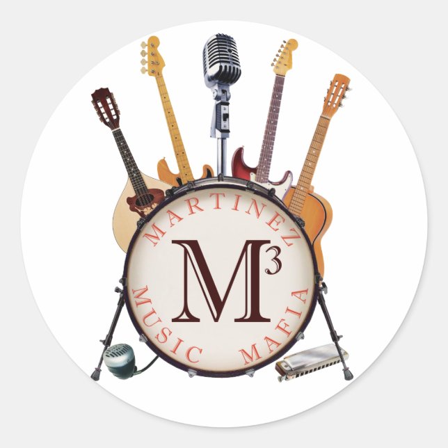 ADESIVO REDONDO M3 STICKER! (Frente)