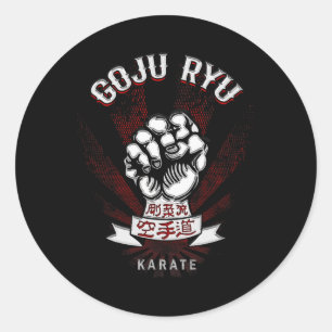 Adesivo Redondo M. Dam Goju Ryu Karate - Uni-adultos