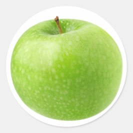 Adesivo Redondo Maçã verde