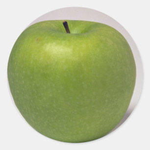 Adesivo Redondo Maçã verde deliciosa