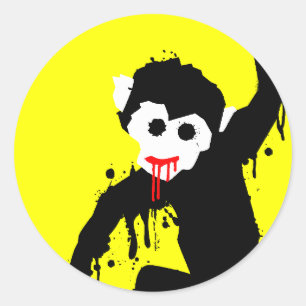 Adesivo Redondo macaco