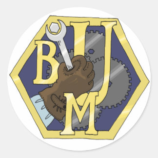 Adesivo Redondo Macacos-da-calça