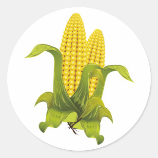 Adesivo Redondo Maçaroca corn cobs