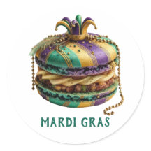 Macaron Real Mardi Gras
