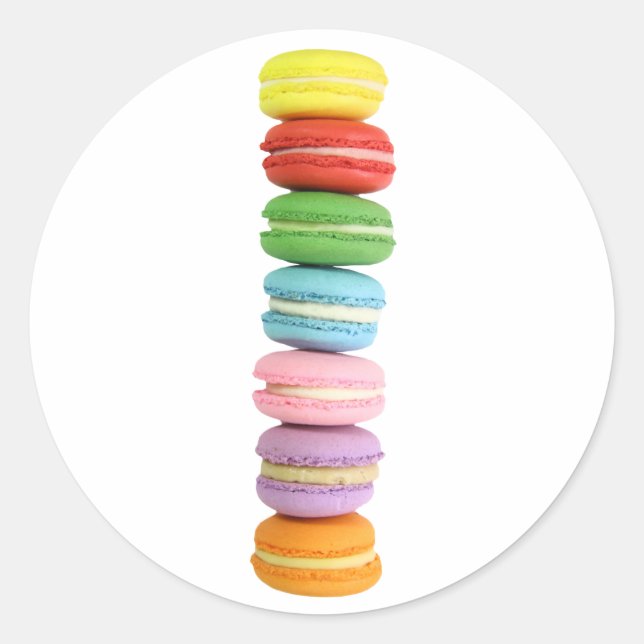 Adesivo Redondo Macarons (Frente)