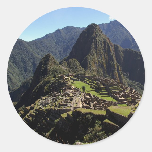 Adesivo Redondo Machu-Picchu (Frente)