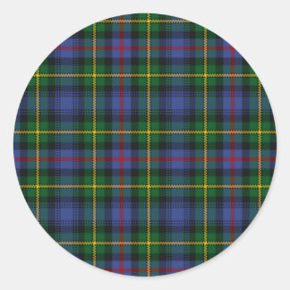Adesivo Redondo MacLeod de Skye Tartan