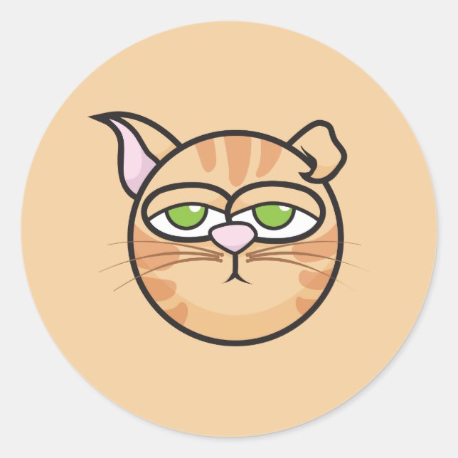 Adesivo Redondo Macon e Amigos: Decal de Mostarda (Frente)