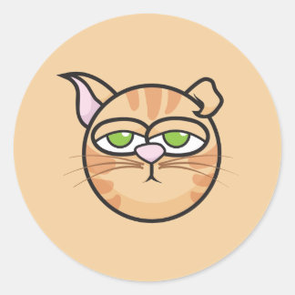 Adesivo Redondo Macon e Amigos: Decal de Mostarda