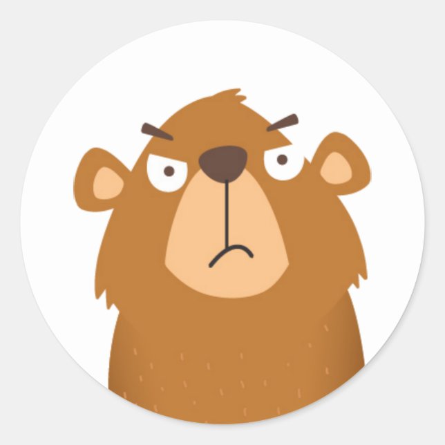 Adesivo Redondo Mad Groundhog (Frente)