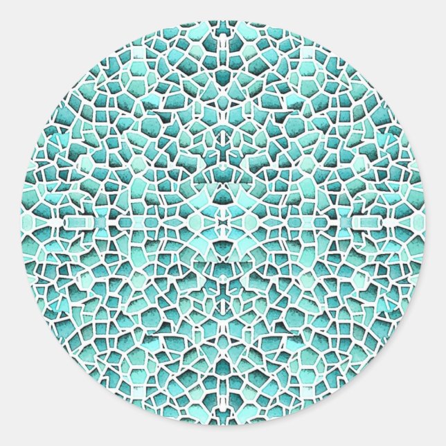 Adesivo Redondo Mad Mosaico (Frente)