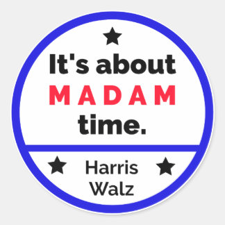 Adesivo Redondo Madame-Harris-Sticker