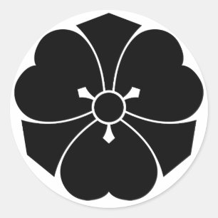 Adesivo Redondo Madeira ferida com espadas