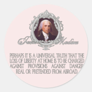 Adesivo Redondo Madison on Dangers Real and Pretended