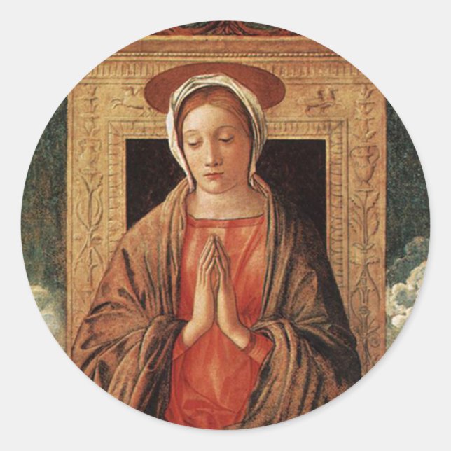 Adesivo Redondo Madonna (Frente)