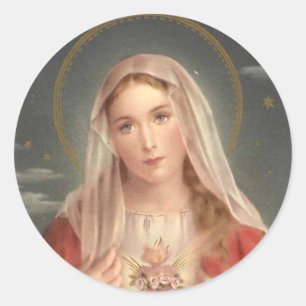 Adesivo Redondo Madonna