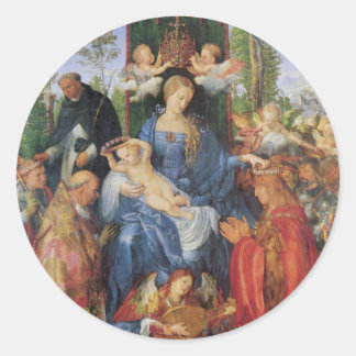 Adesivo Redondo Madonna e Criança