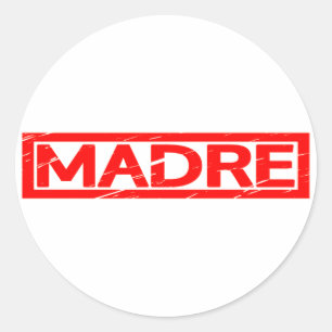 Adesivo Redondo Madre Stamp