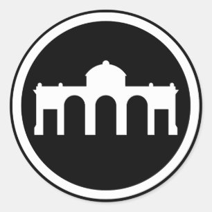 Adesivo Redondo Madrid, Espanha - A Moderna Coleção do Euro