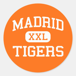 Adesivo Redondo Madrid - tigres - segundo grau de Madrid - Madrid