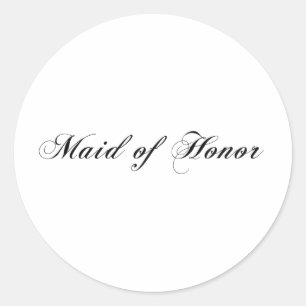 Adesivo Redondo Madrinha de casamento