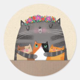 Adesivo Redondo Mãe