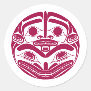 Adesivo Redondo "Mãe Bear