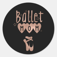 Mãe de Ballet Rosa Dourado Estrelas & Corações