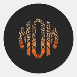 Adesivo Redondo Mãe de basquete