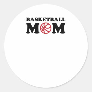 Adesivo Redondo Mãe de basquete 5