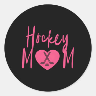 Adesivo Redondo Mãe de Hockey
