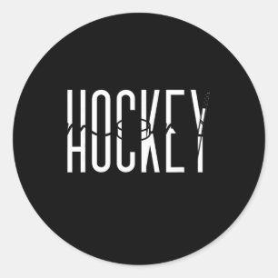 Adesivo Redondo Mãe de Hockey Mamãe de Hockey Vida de Mãe Fofa Hoc