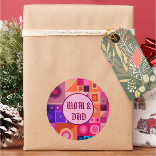 ADESIVO REDONDO MÃE, MÃE, MULHERES, ANIVERSÁRIO, PRESENTE  PRATEAD