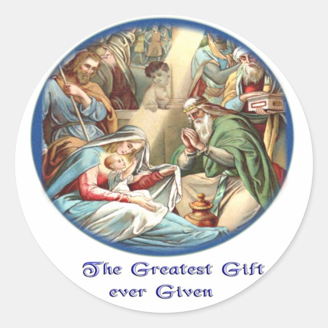 Adesivo Redondo Mãe Mary (Frente)