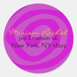 Adesivo Redondo MÃE NATURE NADRE Bar Mitzvah Sticker