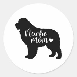 Adesivo Redondo Mãe Nova - Mãe de Terra Nova - Mães de Cachorro No