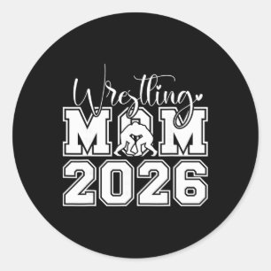 Adesivo Redondo Mãe Orgulhosa de Lutador Senior 2026 Mãe Senior 20