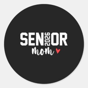 Adesivo Redondo Mãe Sênior 2026 Mãe Orgulhosa De Um Aluno Da Turma