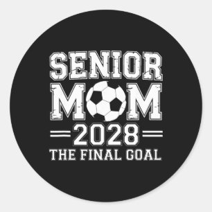 Adesivo Redondo Mãe Sênior 2028 O Objetivo Final Futebol