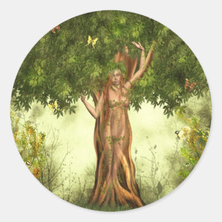 Adesivo Redondo Mãe Terra