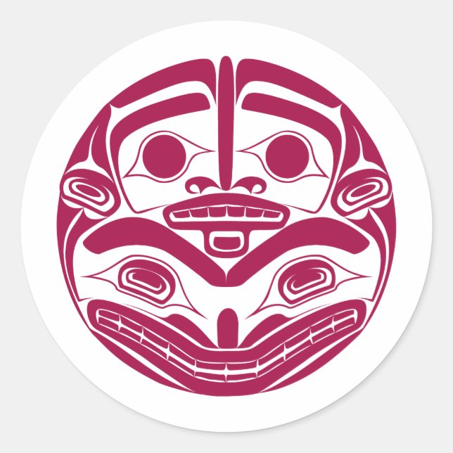 Adesivo Redondo 'Mãe Urso' (Frente)