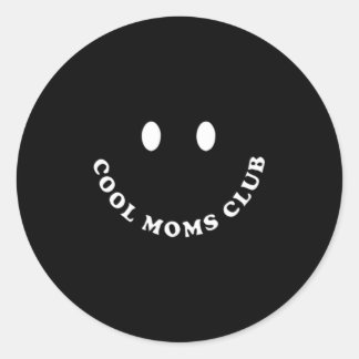 Adesivo Redondo Mães Club Mama Mamãe Mãe Bruh