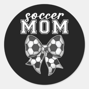 Adesivo Redondo Mães de Futebol Americano Aplaudindo Esporte de Ar