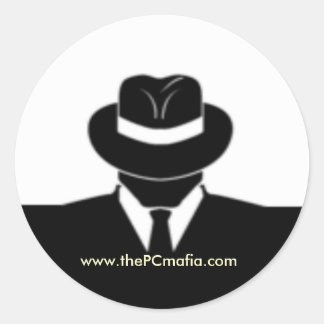 Adesivo Redondo Mafia Sticker