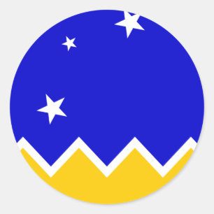 Adesivo Redondo Magallanes, o Chile, o Chile