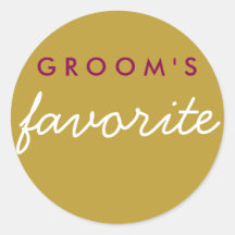 Magenta Favorita do Groom Dourada