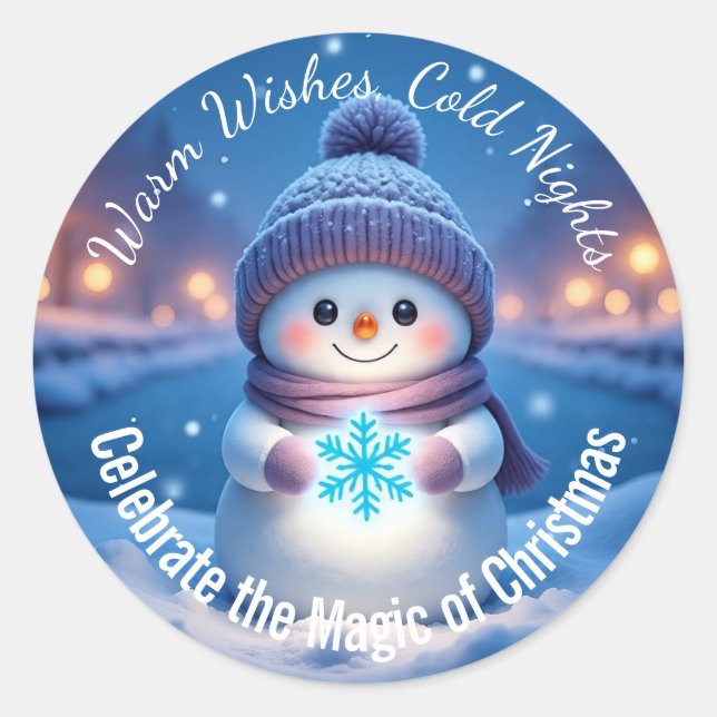Adesivo Redondo Magic of Christmas sticker (Frente)