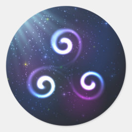 Adesivo Redondo Magic Triskel
