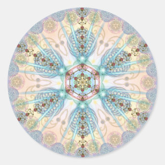 Adesivo Redondo Magnetic Energy Mandala